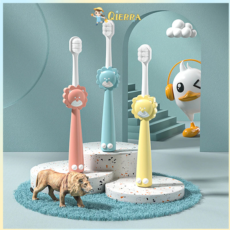 Qierra Sikat Gigi Anak Bayi Lucu Kids Lembut Sikat Gigi Anak