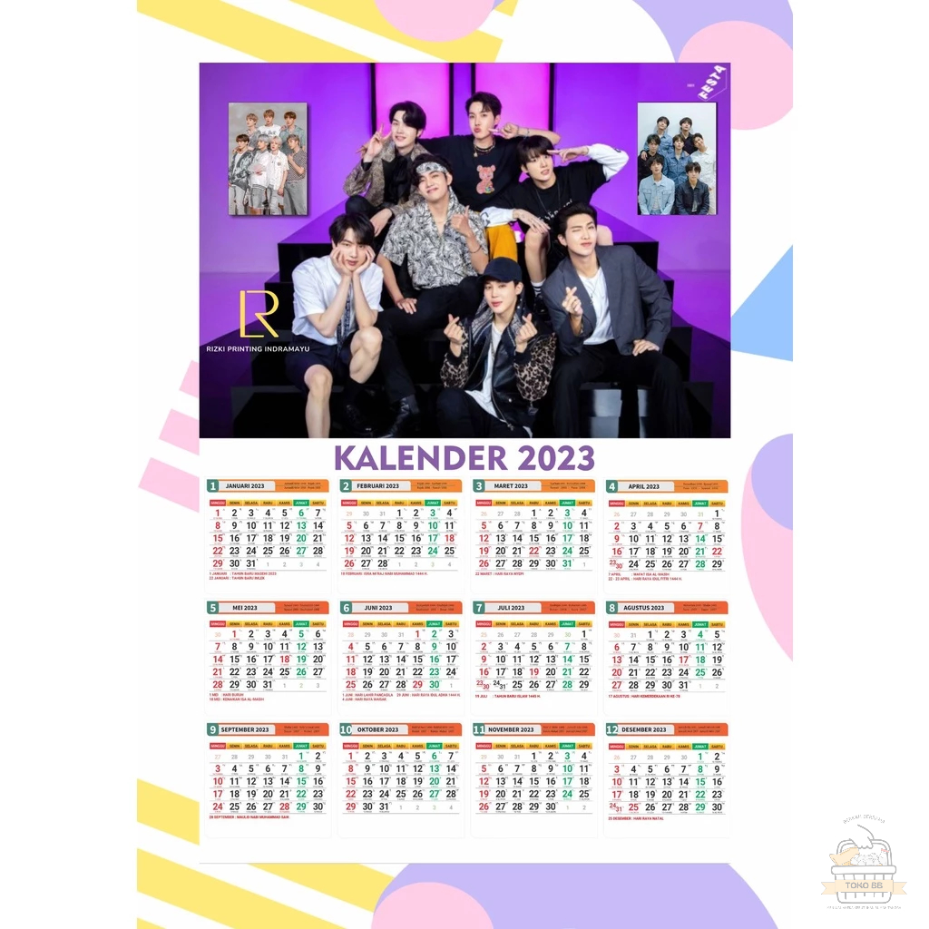 

Kalender Dinding 2024 Custom Satuan