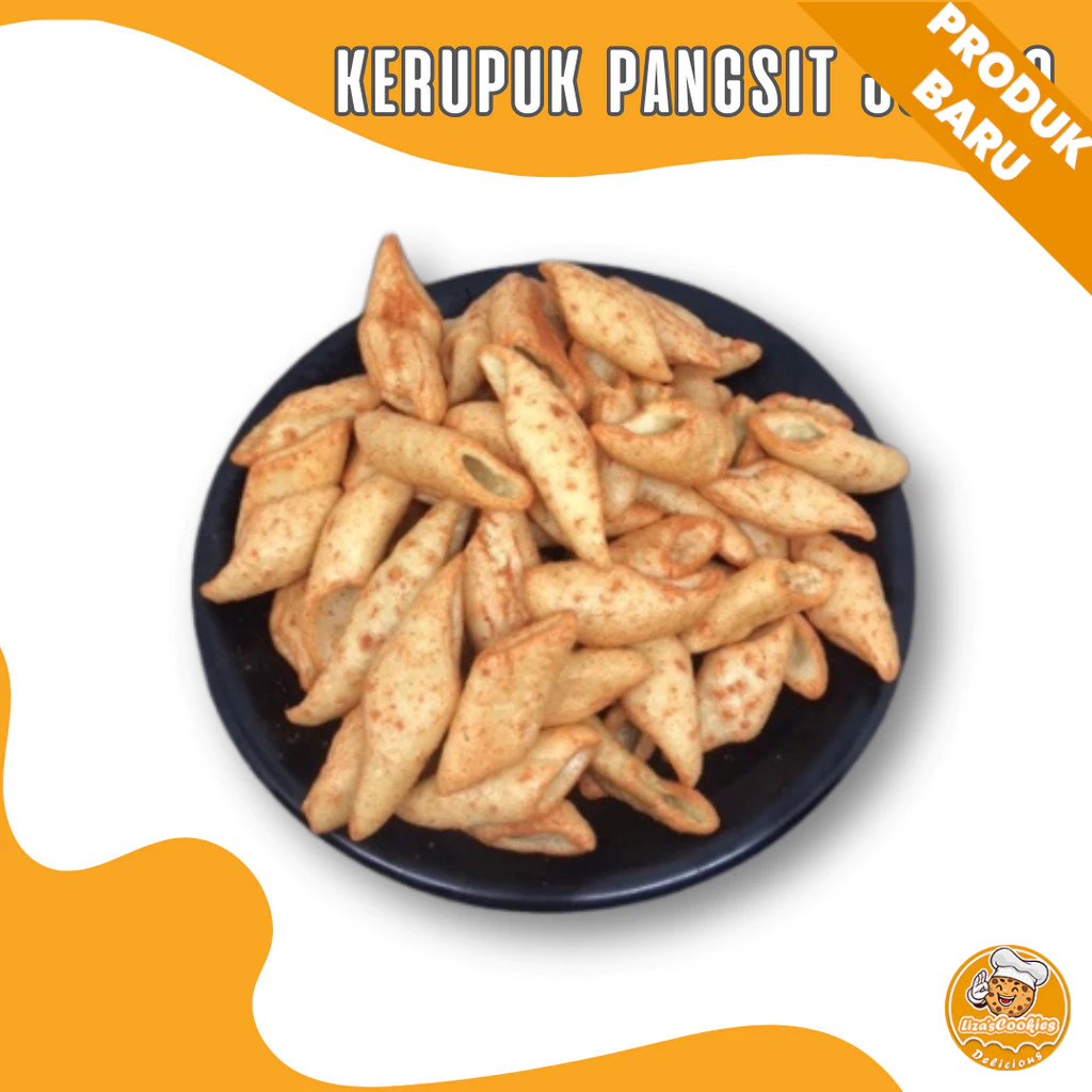 

Kerupuk Pangsit Jumbo Snack 500 GR - Liza's Cookies
