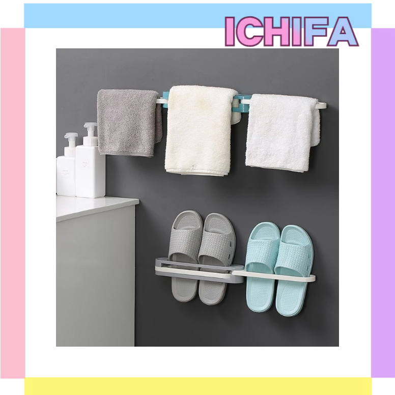 ICHIFA Gantungan Sepatu/Sandal/ Holder Tempat Gantung Sepatu Sandal