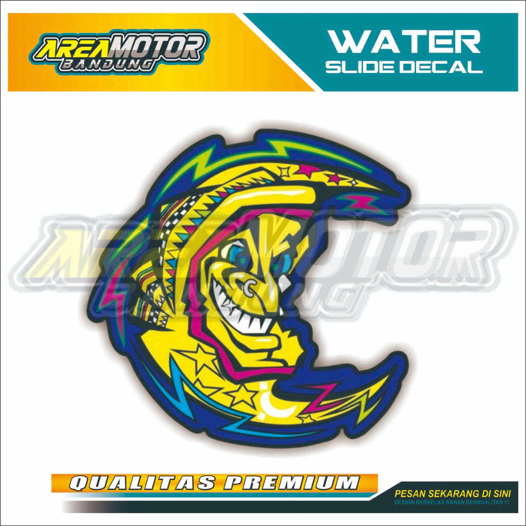 TRANSPARAN WATER SLIDE DECAL LOGO MOTO GP / TRANSPARAN WATER SLIDE DECAL/WATER DECAL DESIGN RACING M
