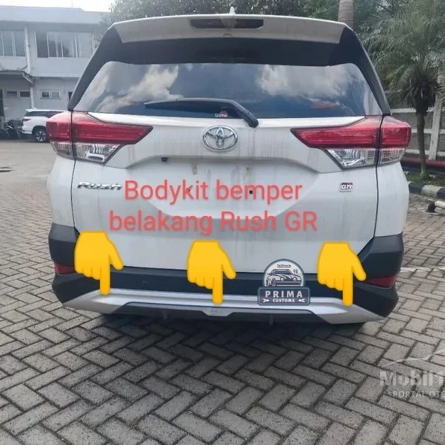 BODYKIT SPOILER BEMPER BELAKANG ALL NEW RUSH GR SPORT