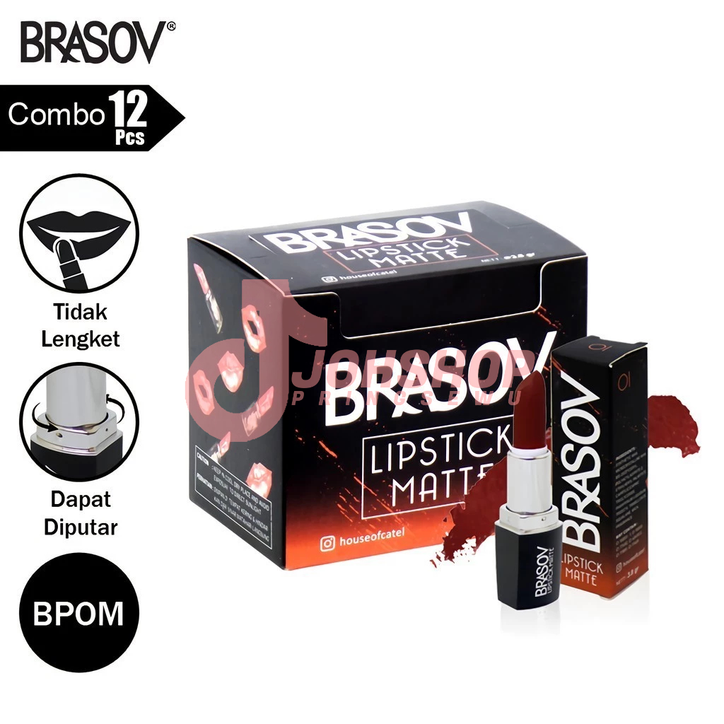 Brasov Lipstik Matte/Lip Matte/lipstik Bpom