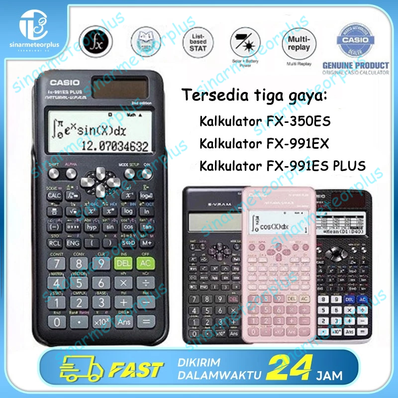 

【100% asli】Kalkulator Scientific Casio FX-991EX/FX-991ES PLUS Casio Original Kalkulator Calculator Scientific Kalkulator Ilmiah Kalkulator Sekolah 2nd edition Kalkulator Casio Scientific Calculator Casio Scientific