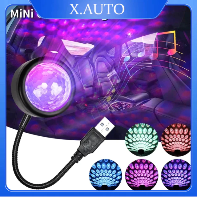 Lampu Laser Proyektor Led USB Bintang Star Dekorasi Plafon Mobil Kamar — 8