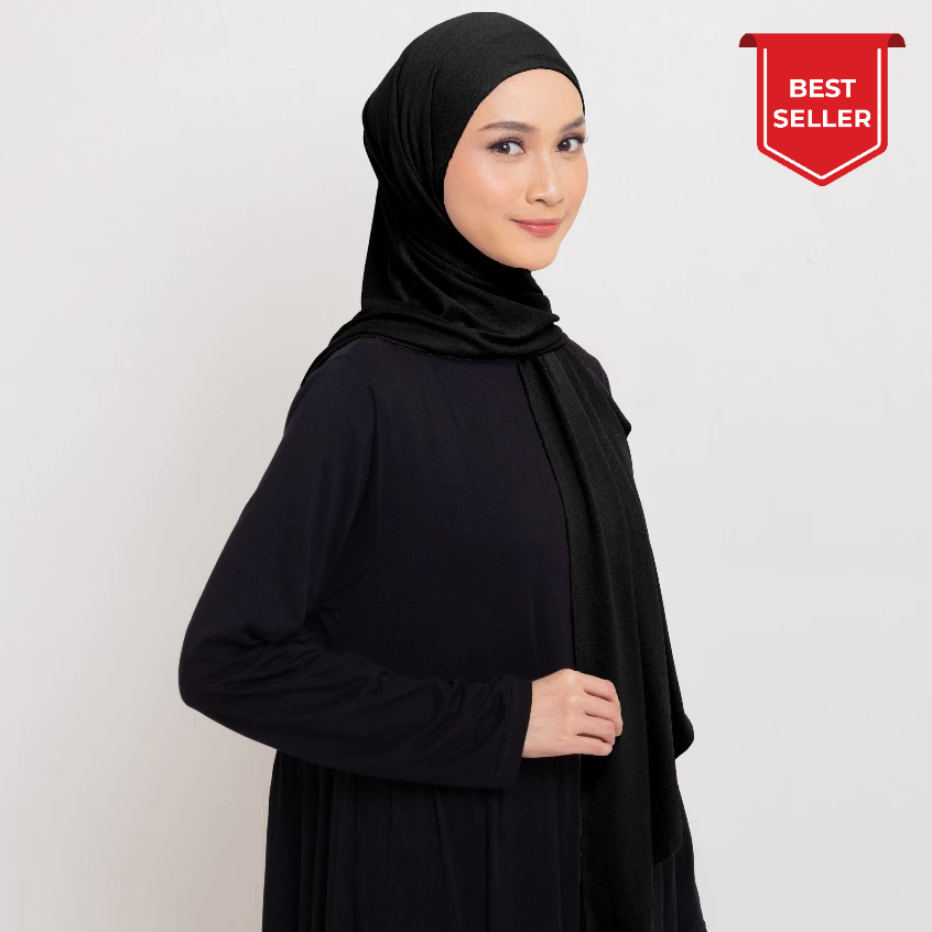 Dauky Jilbab Instant Wanita hijab Pashmina Instan Texture