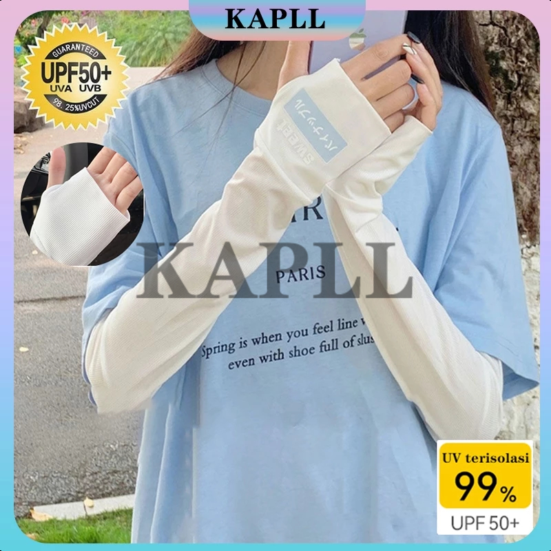 Sarung Tangan Wanita Sarung Tangan UV Kaos Sepeda Motor Sarung Tangan Sepeda Sarung Tangan Panjang W