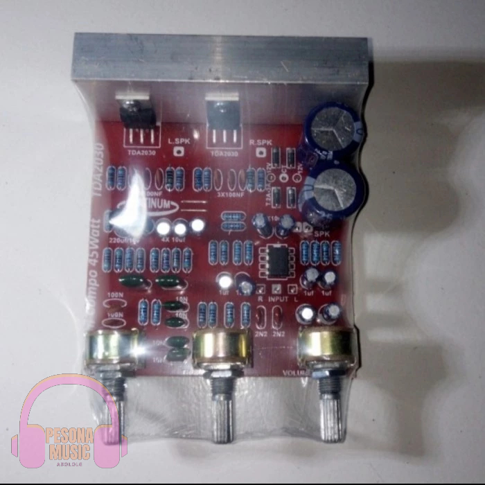 Terlaris Kit Power Amplifier Speaker Aktif Active Stereo Mini Compo Tda2030