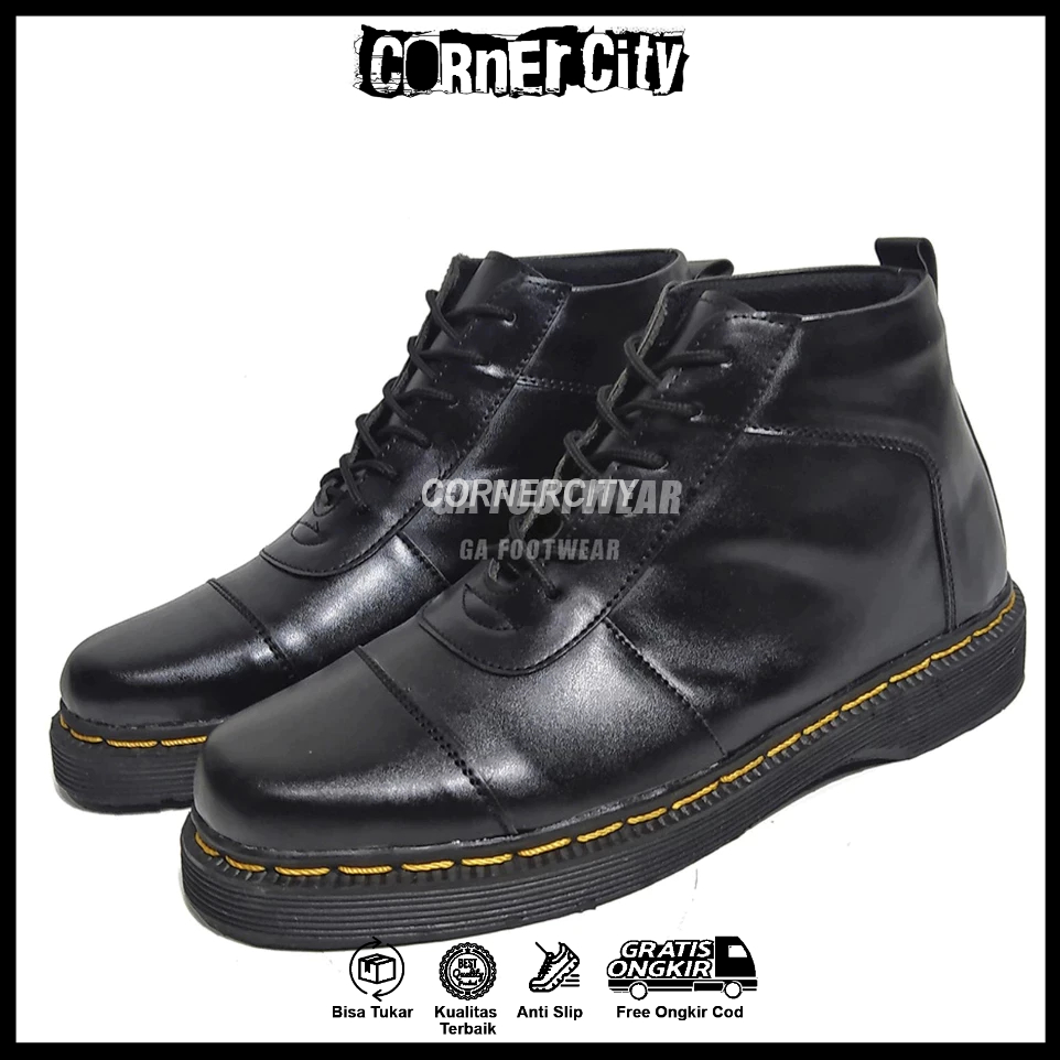 CORNERCITY Raco -  Sepatu Boots Pria Docmart Tinggi
