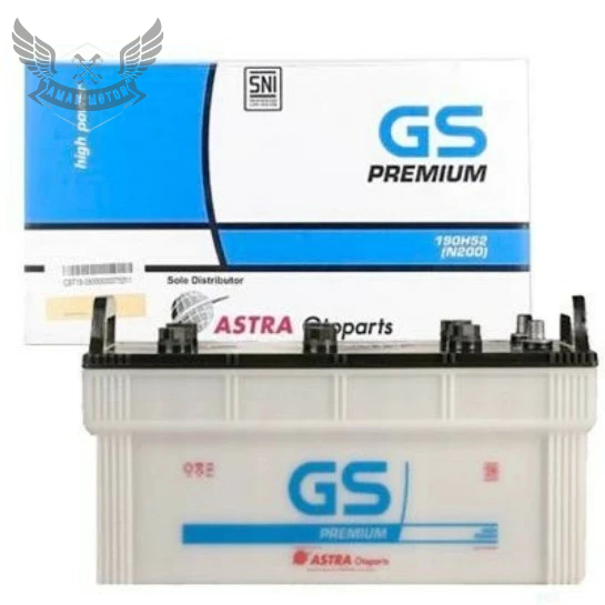 Accu Aki N200 Gs Astra 12V 200Ah Aki Basah