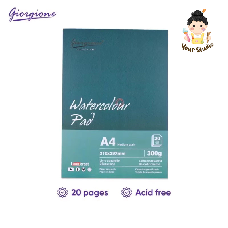

Giorgione Watercolour Pad 300gsm