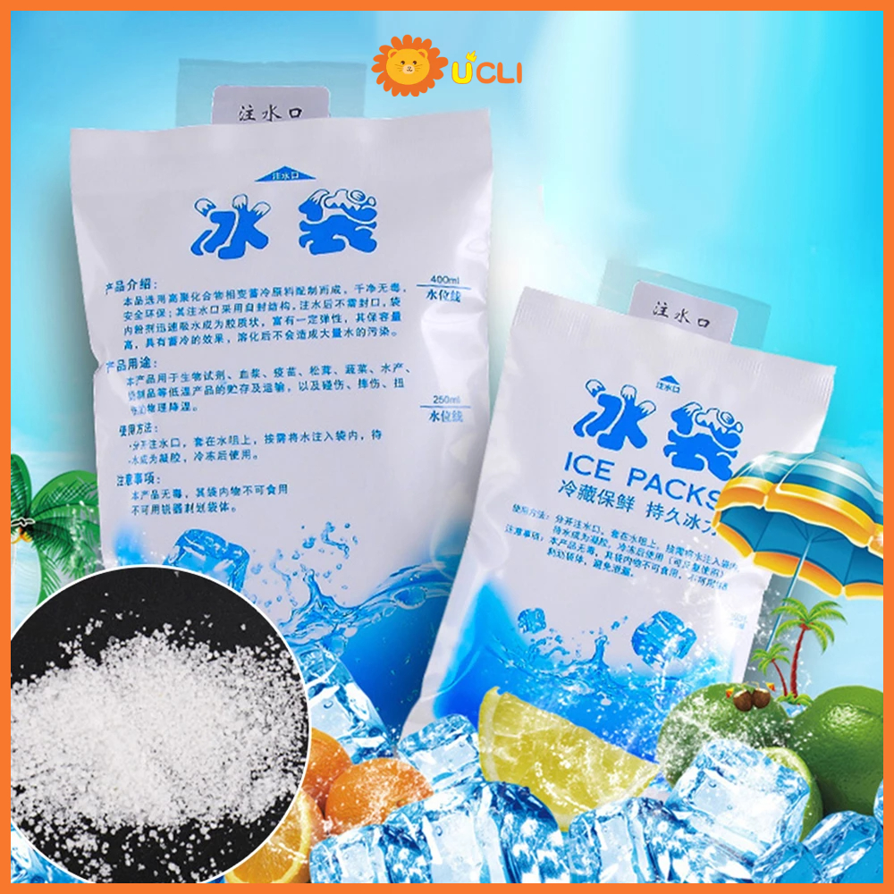 UCLI  Ice Gel Pack 200ml /kantong air es ice cooler bag Cool Jelly Cooler /Pendingin