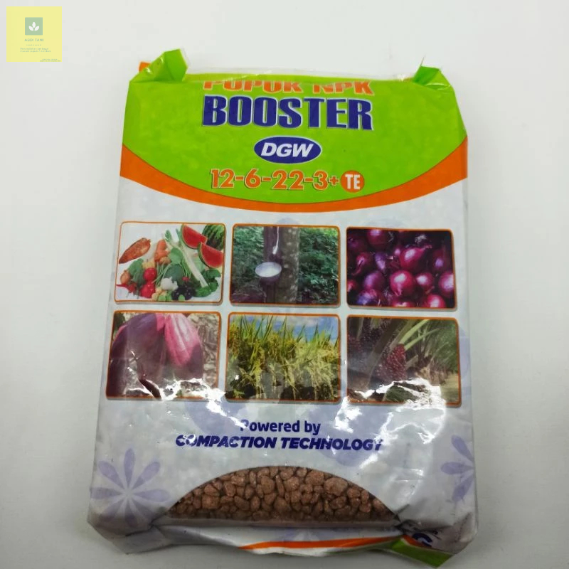 Pupuk Npk Boster buah DGW 12-6-22-3+ TE kemasan 1kg