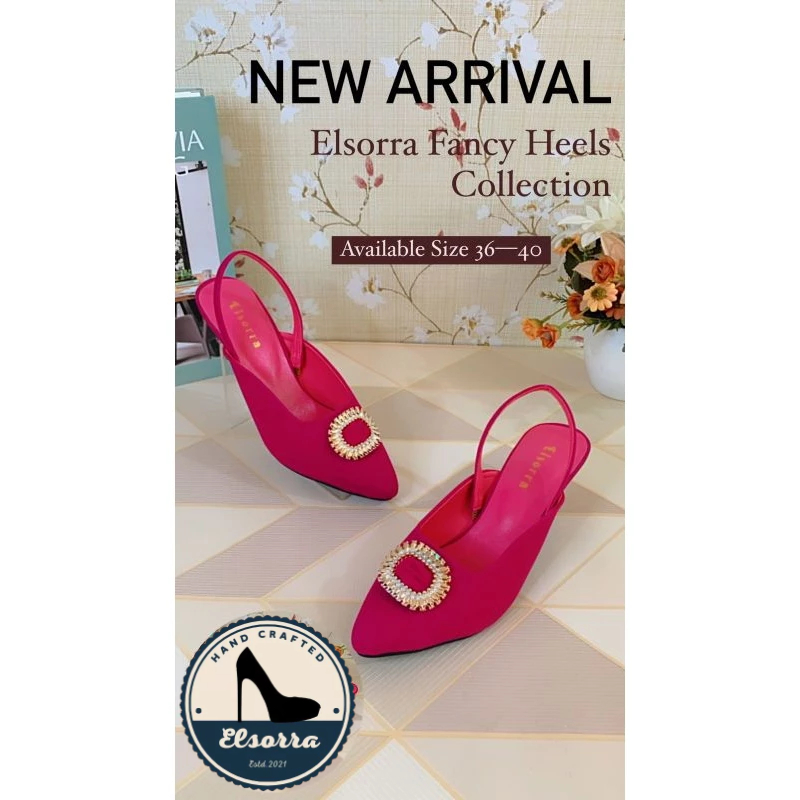 ELSORRA Heels Collection - Nimi Series  Sepatu Heels Wanita Pesta Mewah Elegan Kekinian