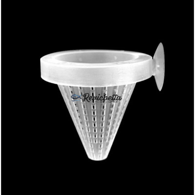 Corong Cacing darah beku cacing sutra tempat makan ikan hias chana cupang aquascape