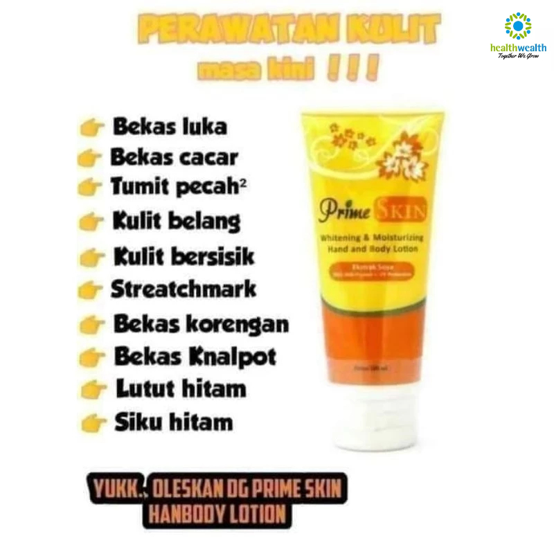 produk original hwi prime skin hand body lotion