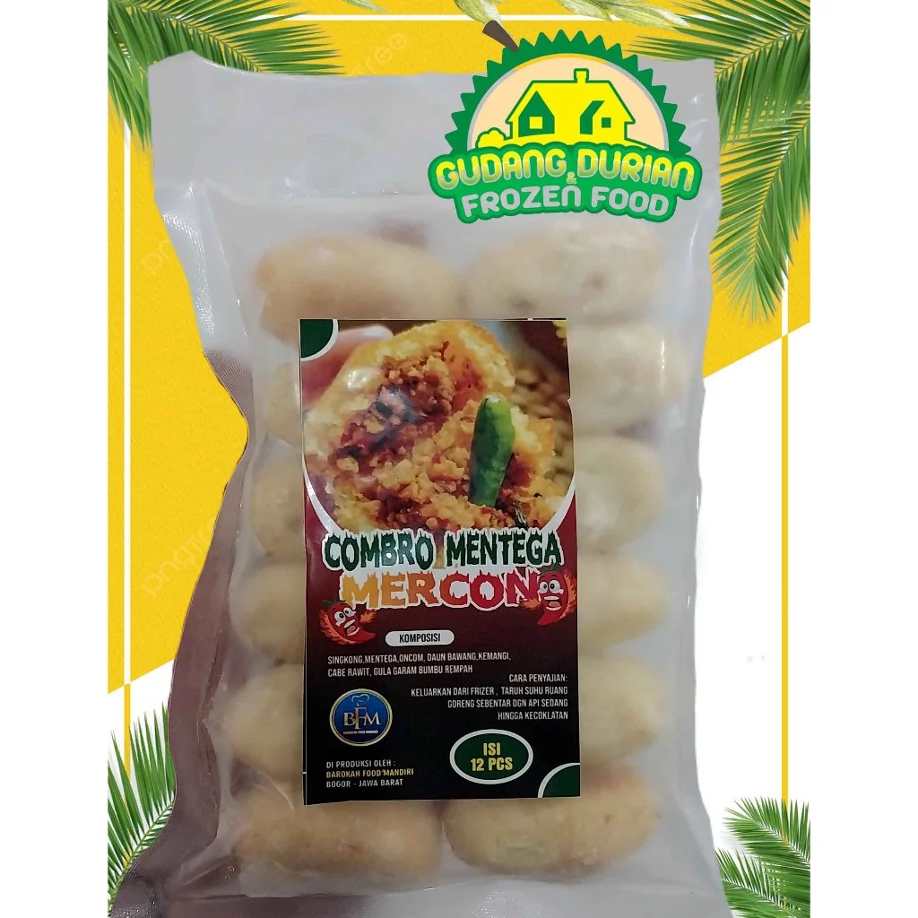 

Combro Mercon isi 12 Pcs - Kelezatan Combro Pedas yang Membahana dalam Satu Bungkus! | Gudang Durian dan Frozen Food