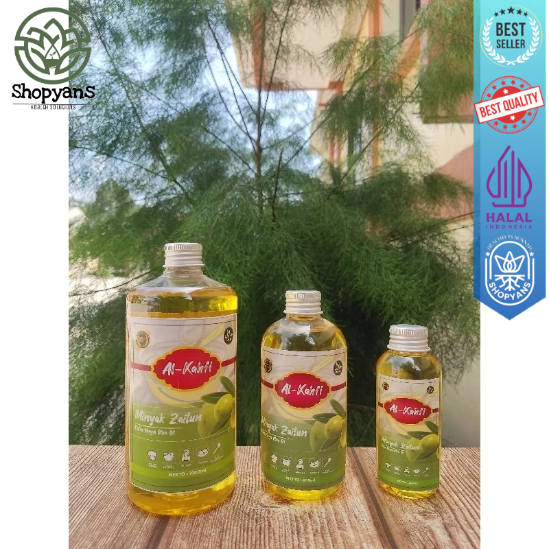 

Minyak zaitun extra virgin olive oil 500ml - minyak zaitun Al Kahfi