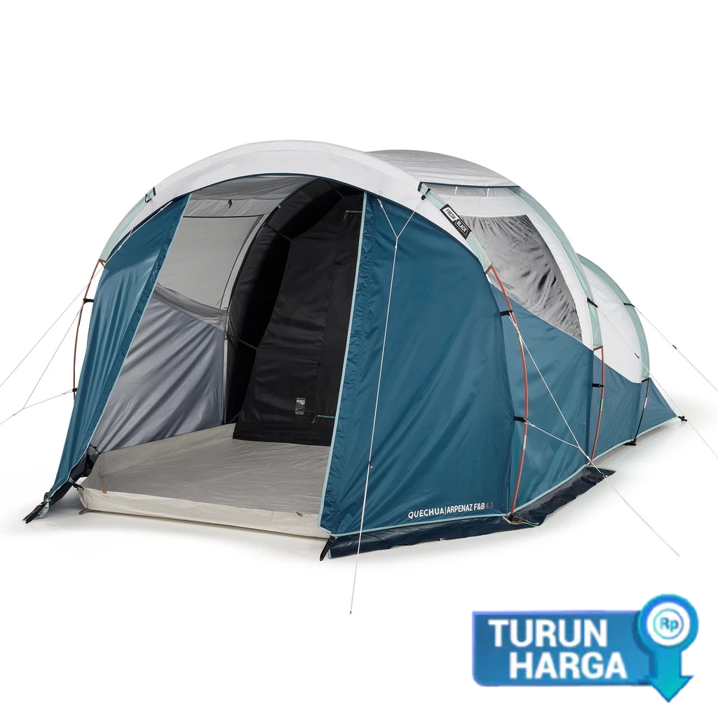 Decathlon Quechua Tenda Camping Arpenaz 4.1 F&B - 4 Orang 1 Ruang Tidur - 8731616