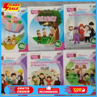 

SALE tematik Erlangga SD kelas 4 A sampai I (9 buku ) Termurah