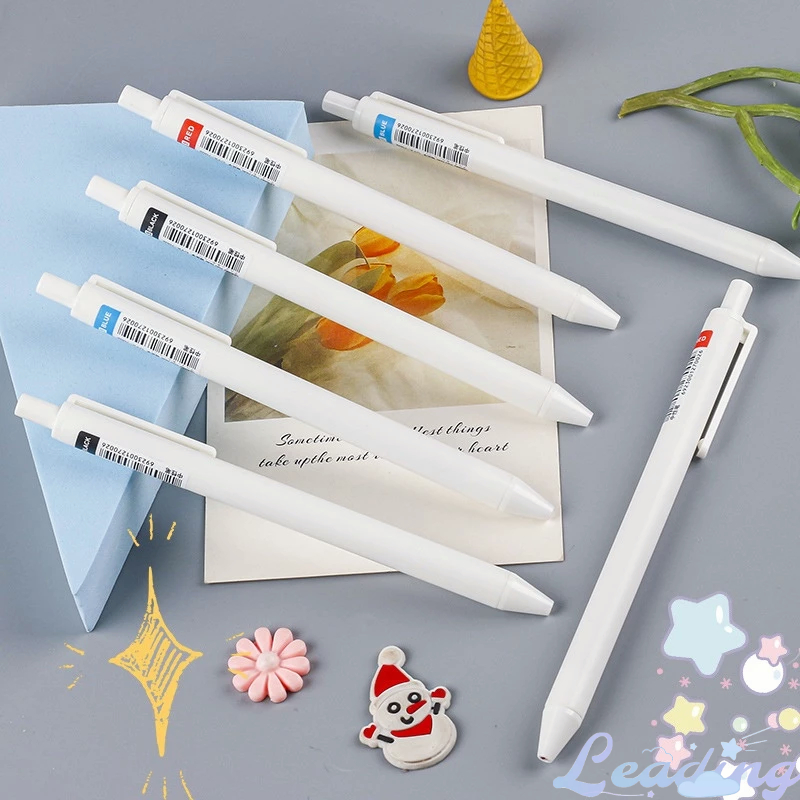 

Pena Gel Sederhana Cepat Kering 0 5 Mm Ujung Pena ST Tipe Tekan Pena Hitam Pena Khusus Untuk Ujian Siswa-Le