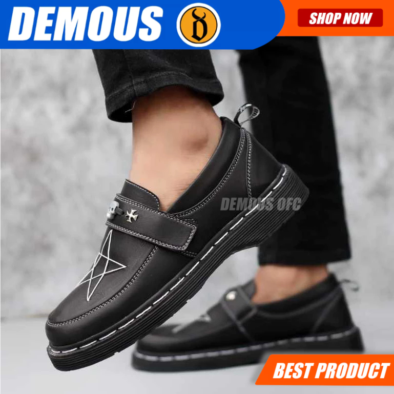 DEMOUS ASMI - Sepatu Loafers Docmart Pria Bintang