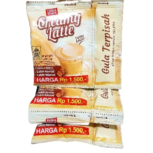 

Torabika Creamy Latte Kopi Bubuk Instan 25 gram 1 Renceng isi 10 Sachet