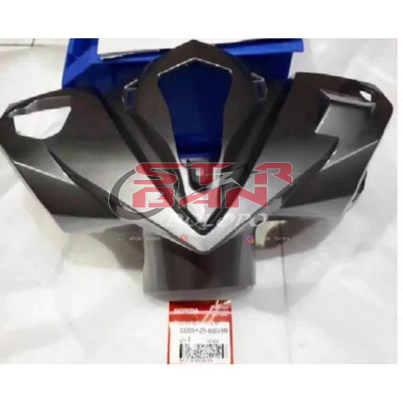 53205 KZR 600VSM cover batok depan vario125 old silver