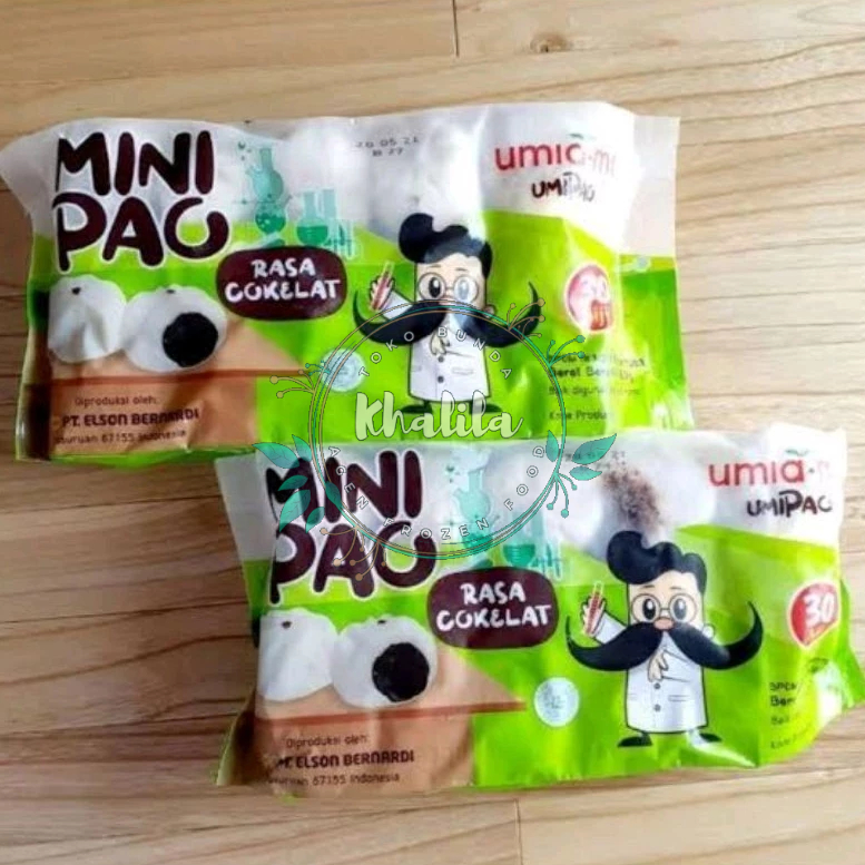 

Minipao Umiami Rasa Cokelat Kemasan 480 Gram Bakpao Mini Isi 30 Pcs