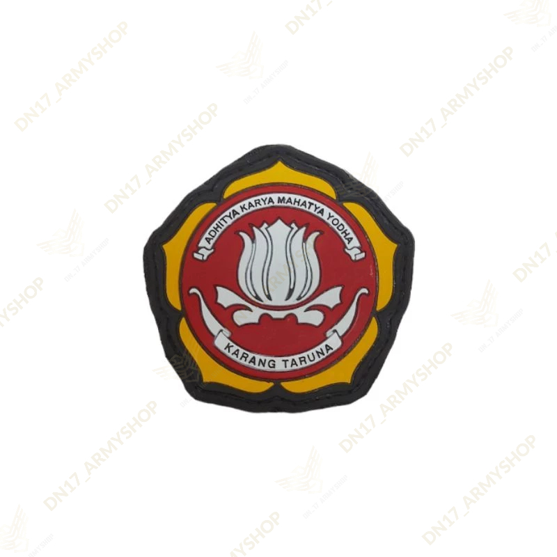 Patch rubber logo/nama karang taruna