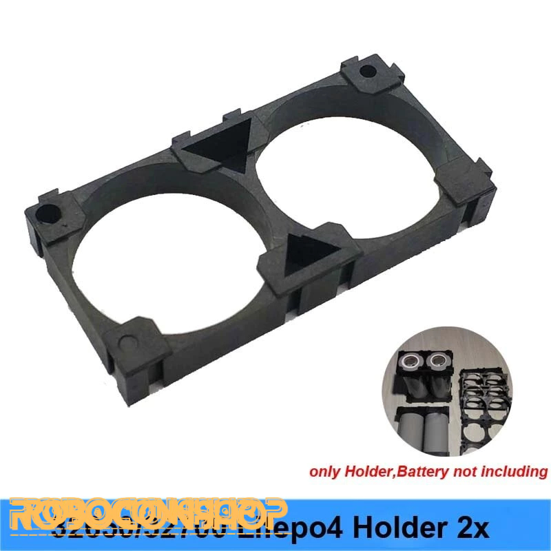 lithium battery holder 2P 32650 / 32700