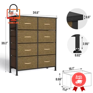 CIBUBUR JAYA GRATIS ONGKIR BALI PENYIMPANAN 7 LACI KABINET SERBAGUNA CABINET PENYIMPANAN INDOOR FURN