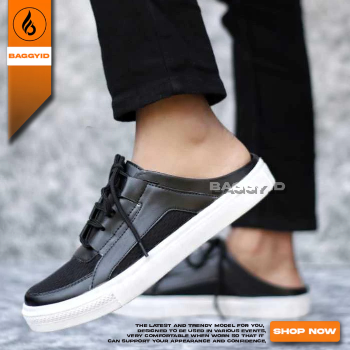 Sepatu Sneakers Casual Slop Pria