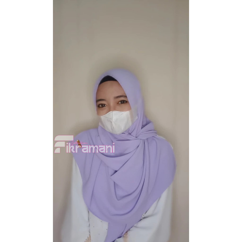 ADEELA PASHMINA 200X75CM JUMBO | FREE GIFT (Kulot Premium, Pin Hijab, Bros) | CRINKLE AIRFLOW PREMIU