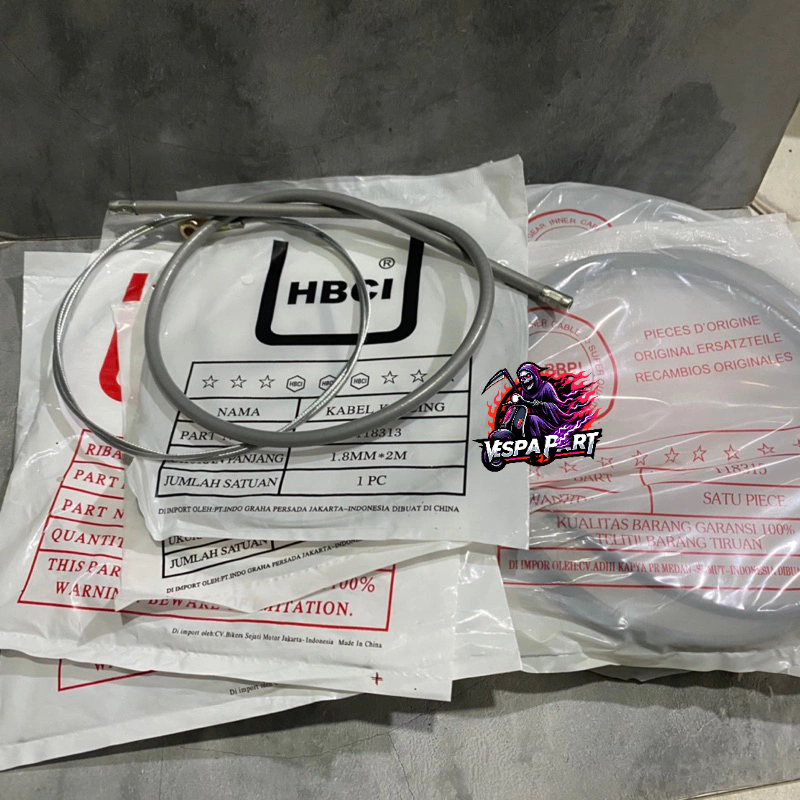 Tali Kabel Seling Vespa Set Komplit Luar Dalam Vespa Super Sprint Px Ps Exclusive Excel | Tali Kabel