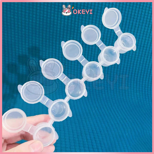 

OKEYI Tempat Cat Akrilik Pot Cat Plastik 3ML/5ML