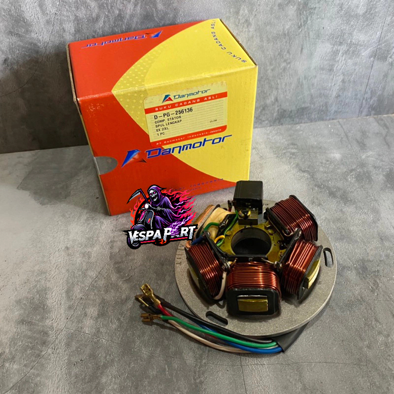 Spul Komplit CDI Set Vespa Danmotor Spull Sepul Set Vespa Px Ps Excel Exclusive