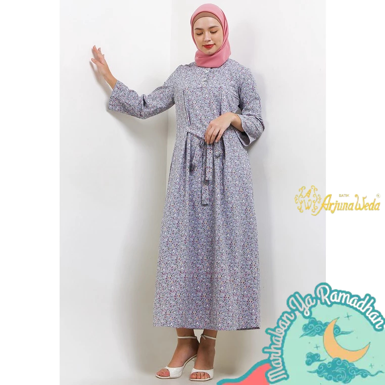 Arjuna Weda Gamis Batik Kembang 5