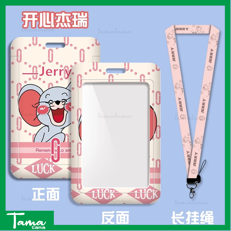 

Tom & Jerry ID Card Holder Strap Lanyard Anime | Name Tag Card Gantungan Kartu Pelajar