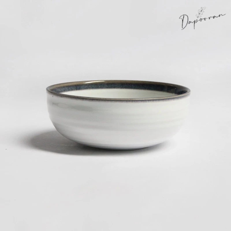 

(DAPOORAN) Graphite Outline bowl - Bowl 196 / Bowl cantik / Bowl aesthetic / mangkuk cantik HORECA