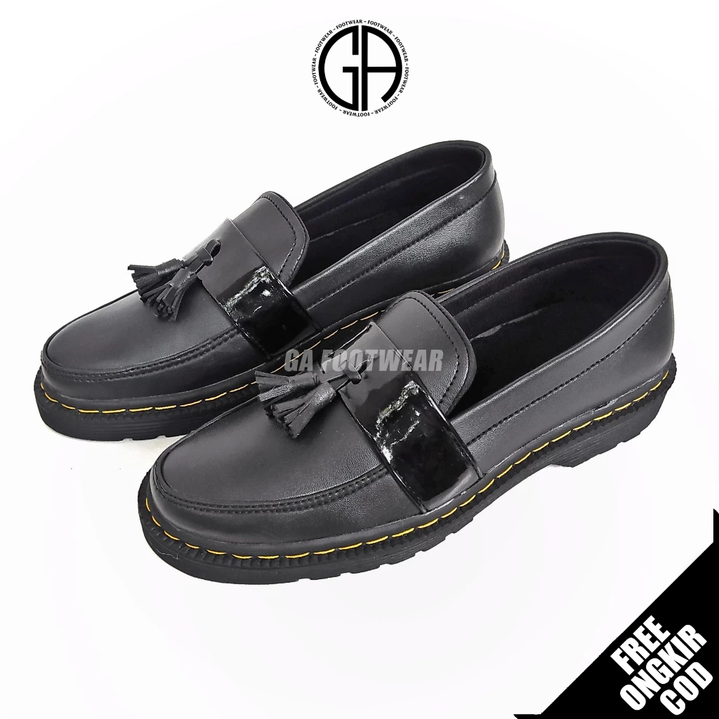 GA FOOTWEAR Inst - Sepatu Pantofel Loafers Pria Formal Kondangan Pesta Nikah Docmart