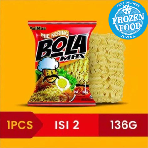 

Bola Mas Mie Kering Isi 2 Biji 136 Gr