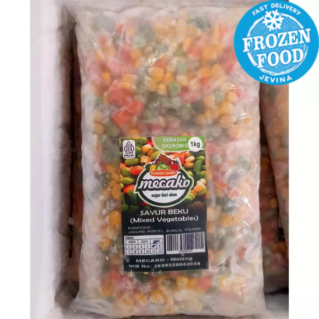 

Mecako Mix Vegetable Frozen 1 Kg