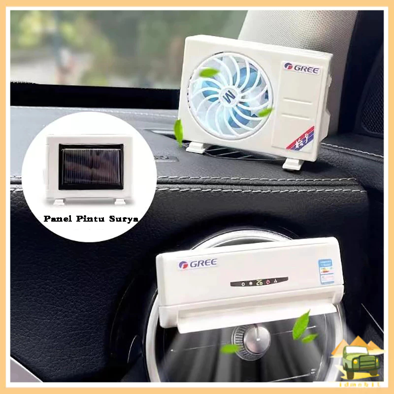 Parfum Mobil Model AC Aromaterapi Tenaga Surya Sudah Parfum Mobil Viral Bentuk AC Unik Tenaga Surya