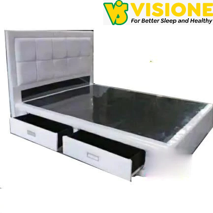 MURAH Dipan Divan Ranjang Laci + Sandaran Kasur Tempat Tidur SpringBed Busa Modern Minimalis Mewah