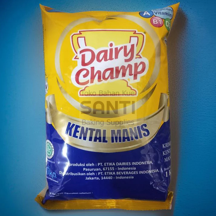 

Dairy Champ | Krimer Kental Manis Full Cream Kemasan Pouch | 1 Kg