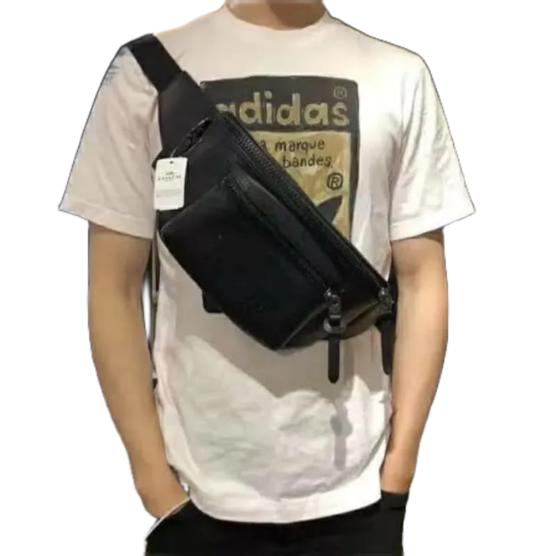 Tas Branded  Waistbag Terrain Leather Black Original Tas Branded Selempang Pinggang Bahu Slingbag Sl