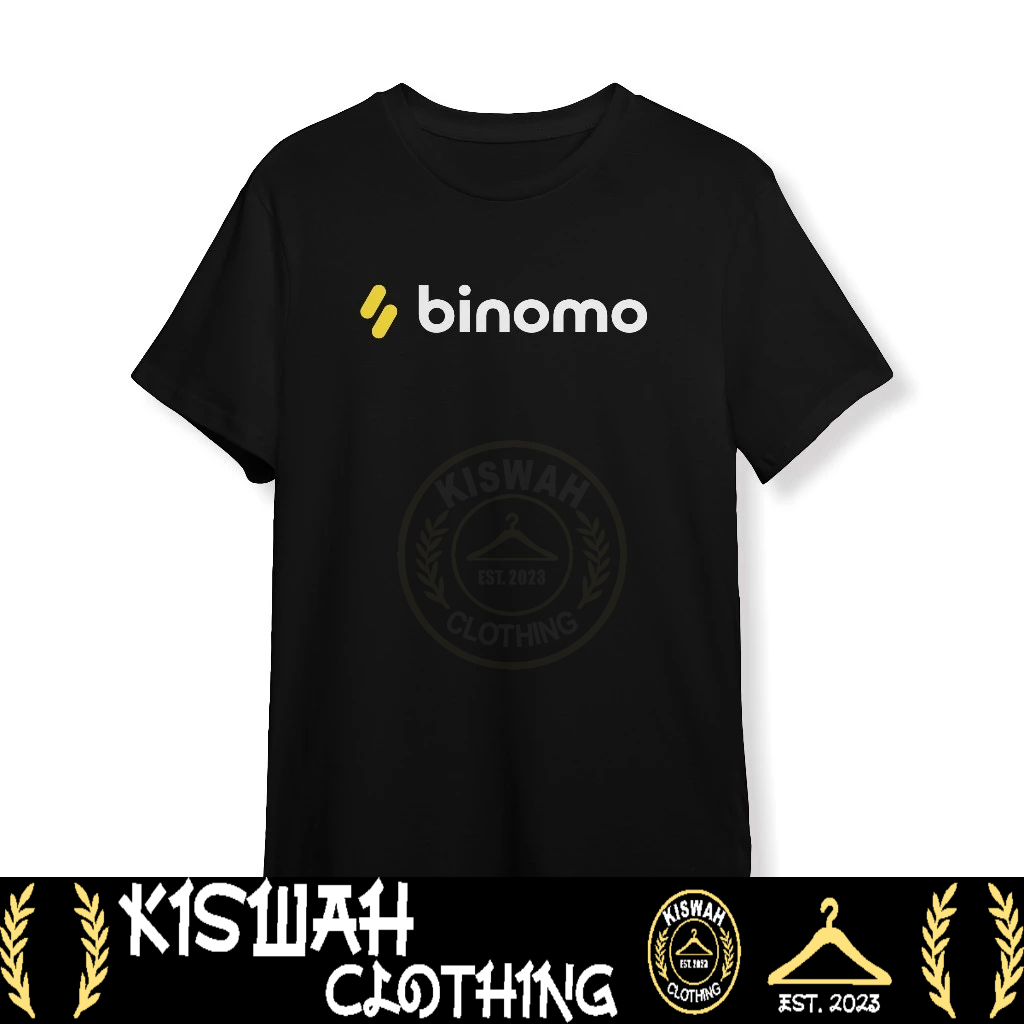 Kaos Tshirt Binomo Logo Baju Distro