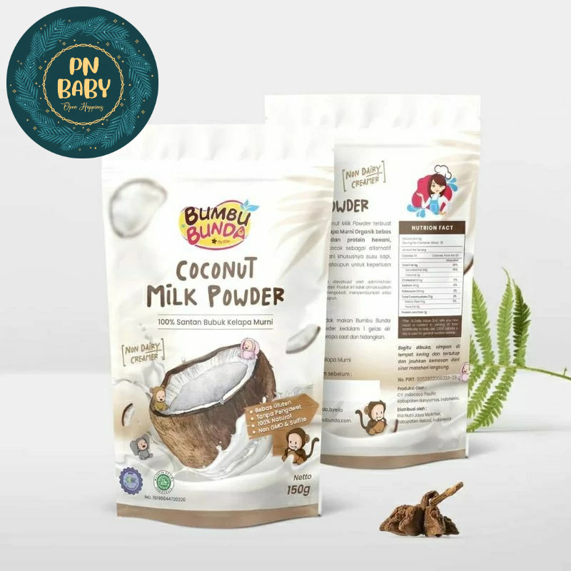 

Bumbu Bunda by Elia Organic Coconut Milk Powder Santan Bubuk Organik 100% Kelapa Murni Non Pengawet