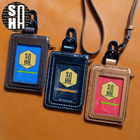 

GANTUNGAN NAME TAG DAN TEMPAT STNK BAHAN DARI KULIT ASLI